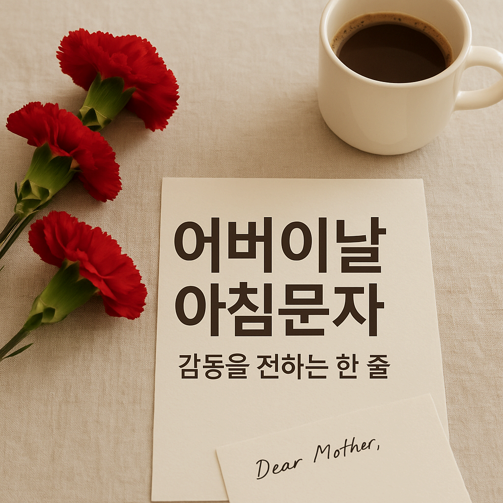 어버이날 아침문자 추천 모음|부모님께 감동 주는 인사말 베스트