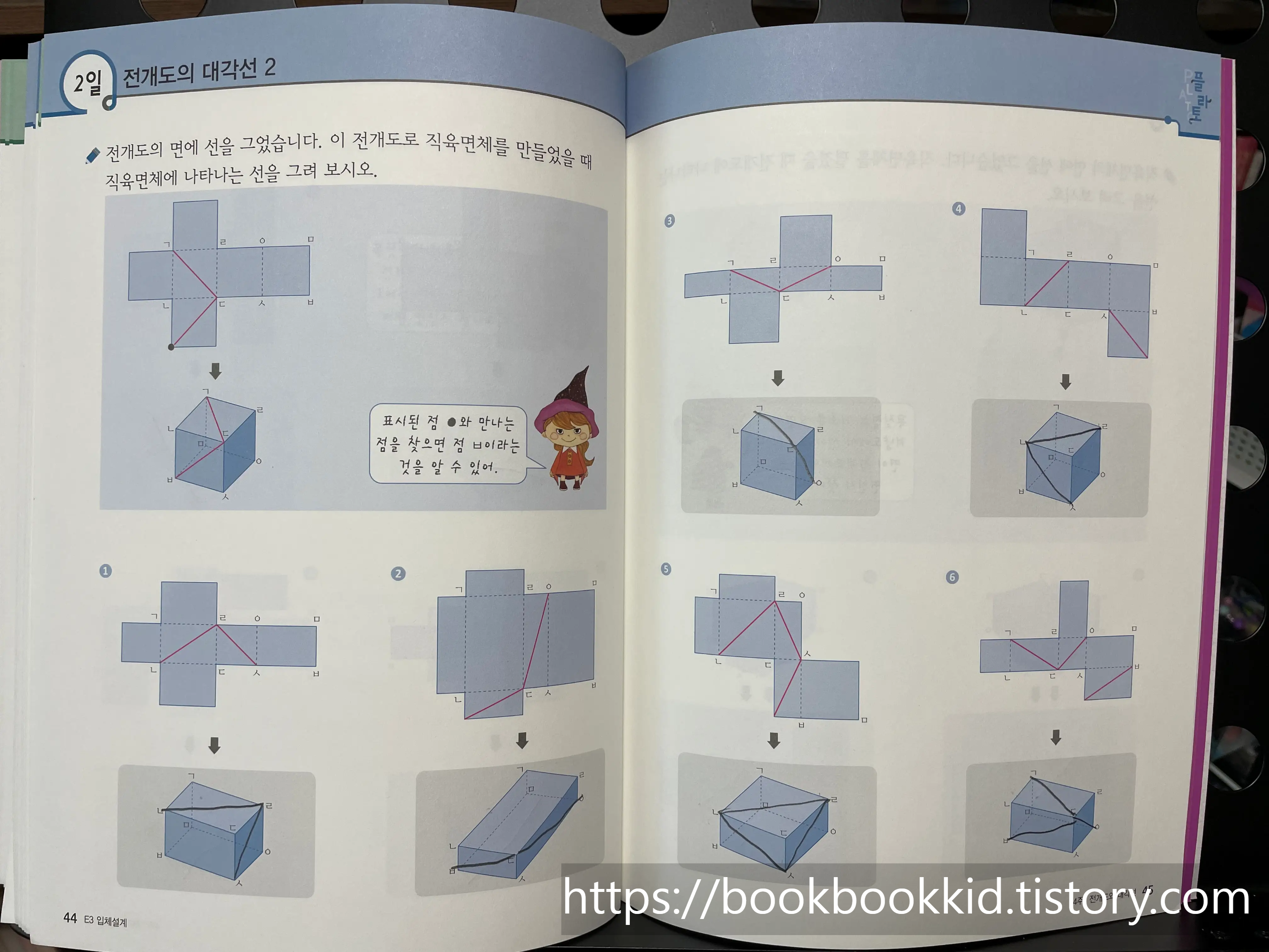 전개도의 대각선 2