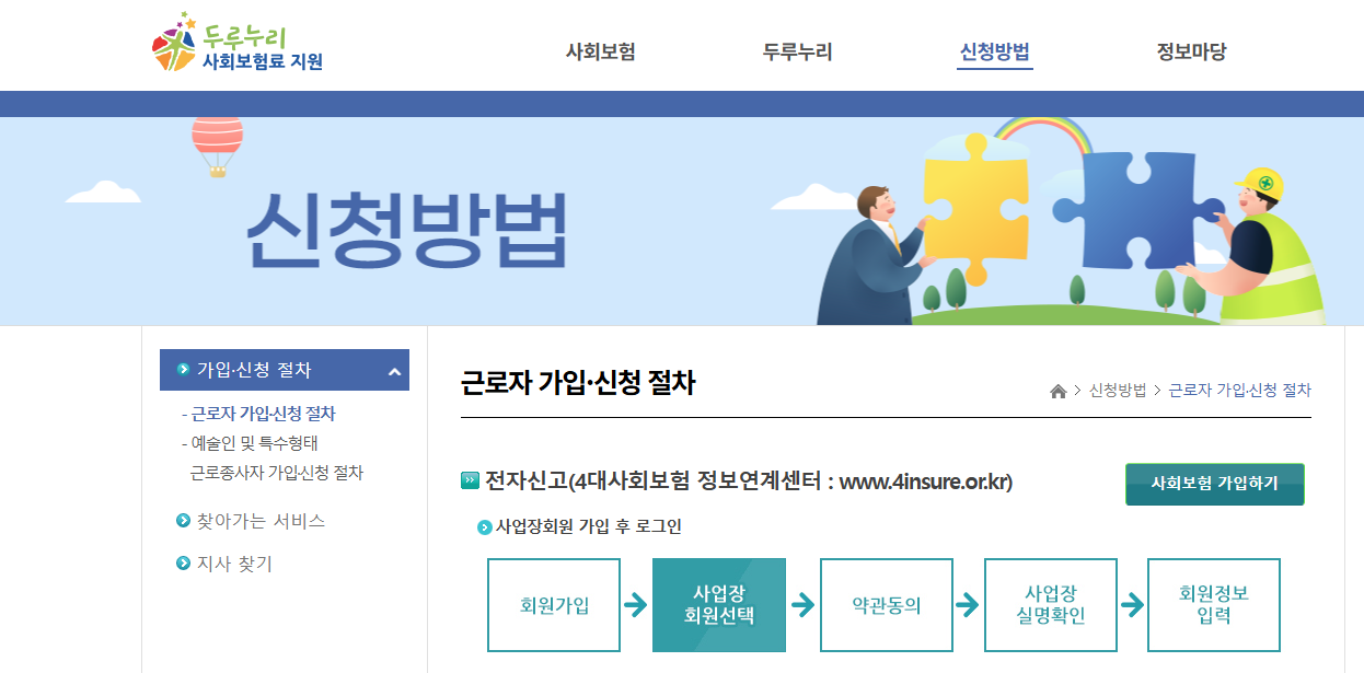 두루누리지원금 대상 지원금조회 및 신청방법 완벽가이드