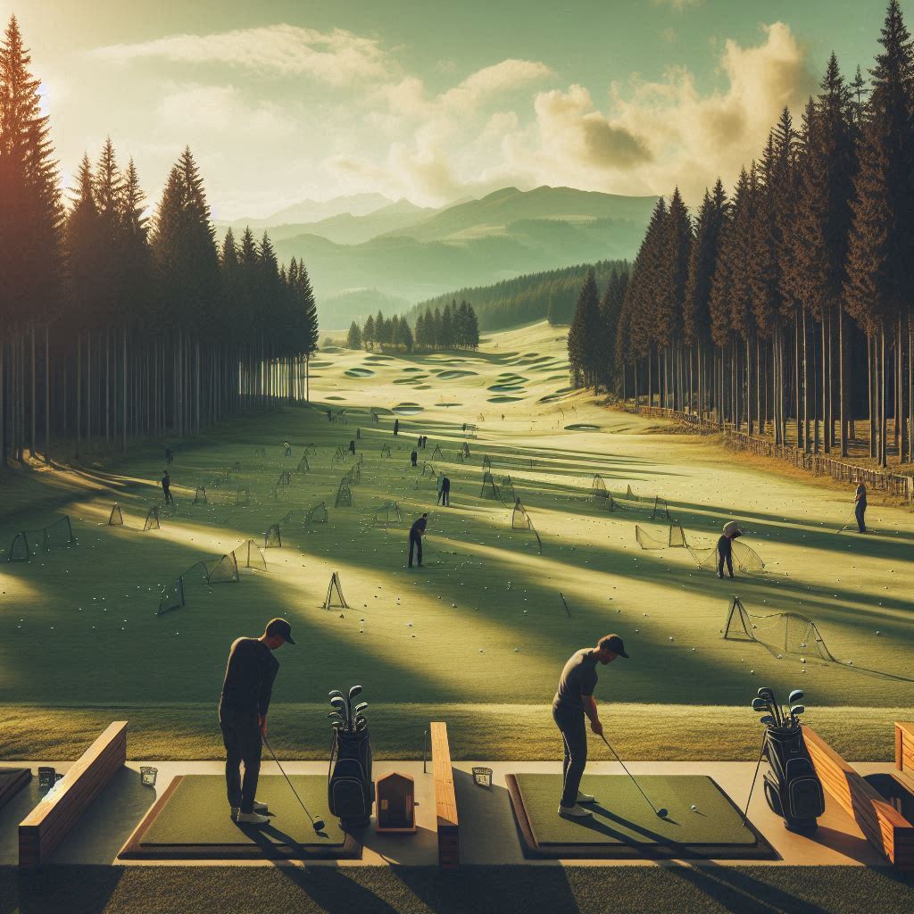 실외골프연습장 배경