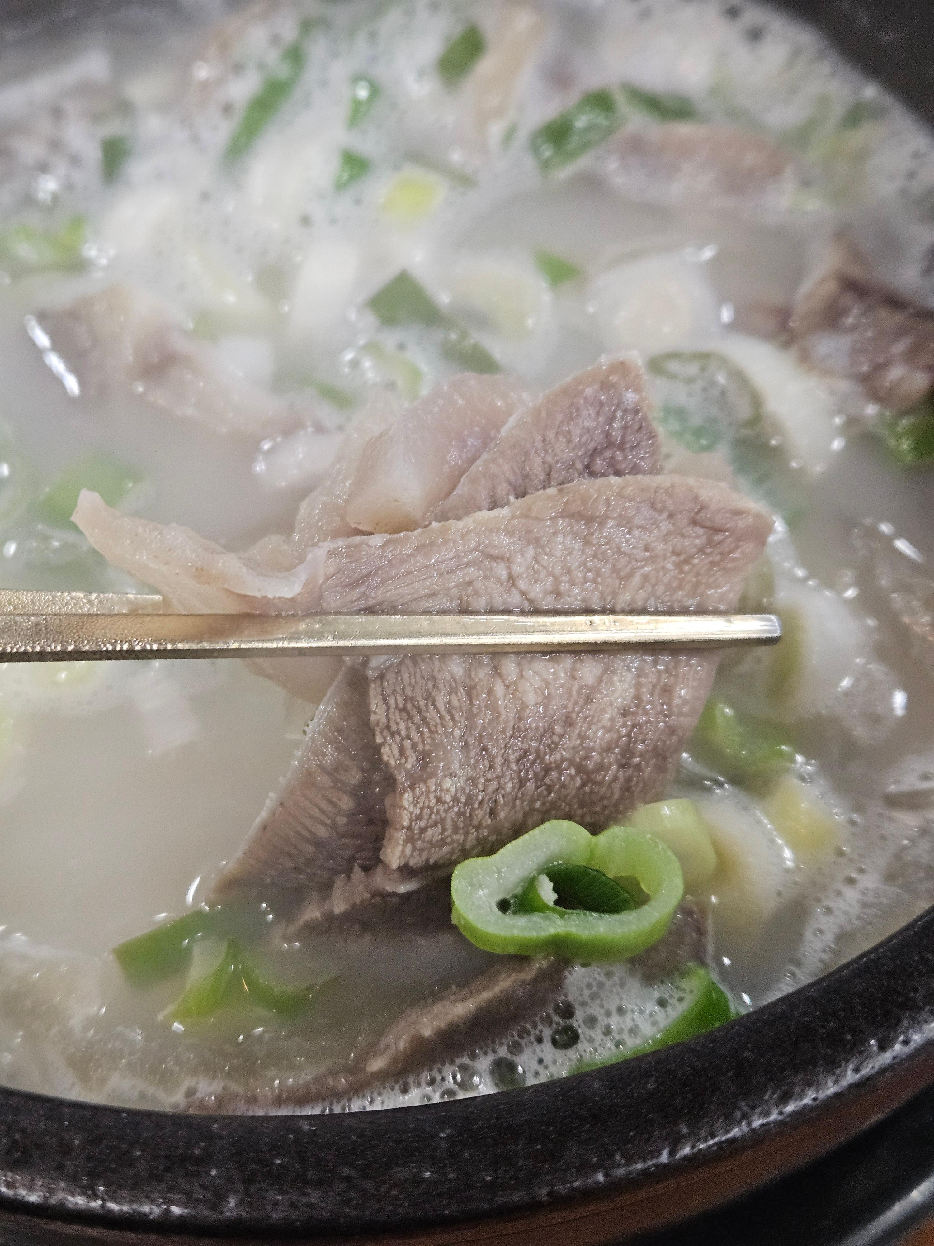 융건릉 한우 소머리 곰탕 