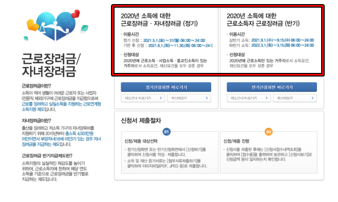 2022년 근로장려금 대상자 확인하고 바로 신청방법에 대해 알아보기