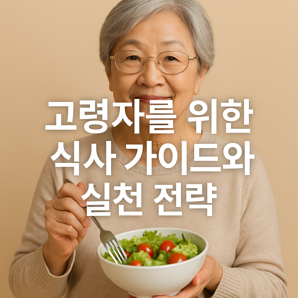 고령자를 위한 식사 가이드와 실천 전략