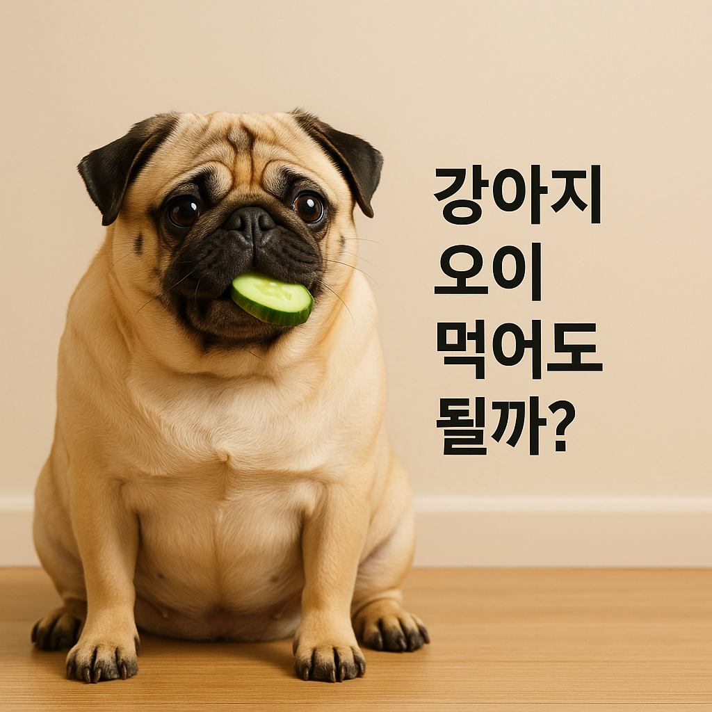 강아지 오이 먹어도 될까?, 실사형 이미지
