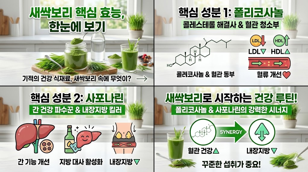 폴리코사놀과 사포나린