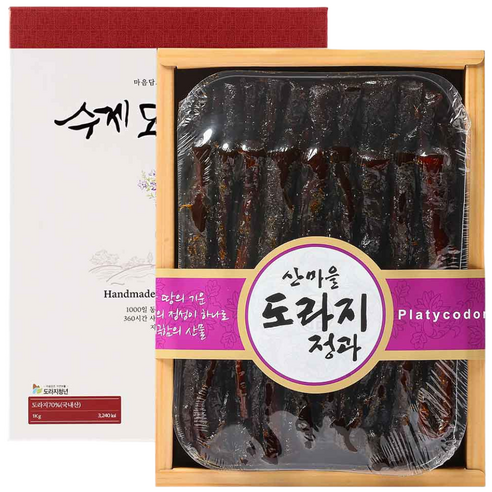 서민갑부 국산 수제 도라지정과 선물세트 특징, 추천정보