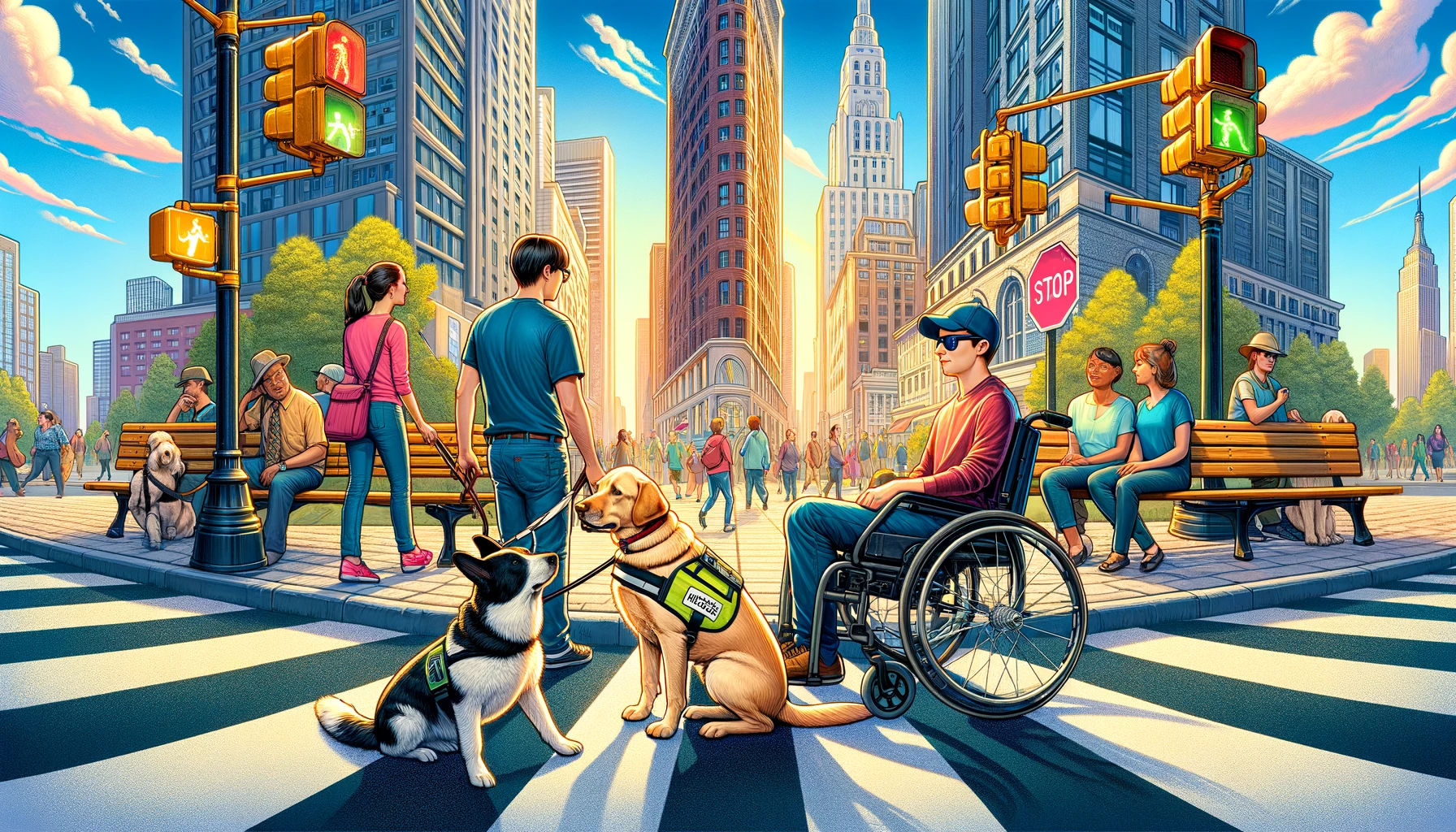 안내견과 안내견의 다양한 역할