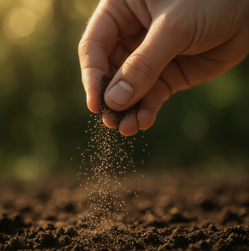 먼지 같은 씨앗, 태양을 향한 첫걸음