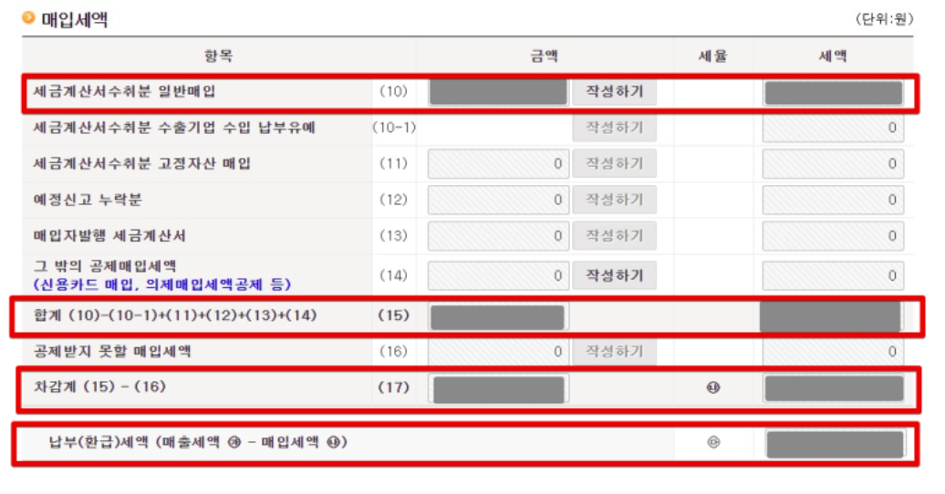 일반과세자 부가세 신고 방법
