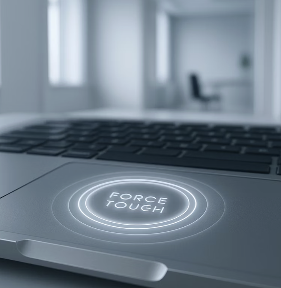 꾹- 눌러서 더 많은 기능&amp;#44; 포스 클릭