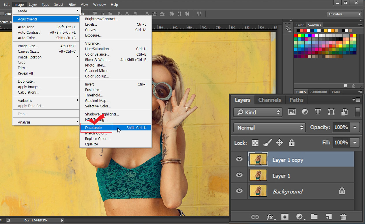 photoshop glitch effect