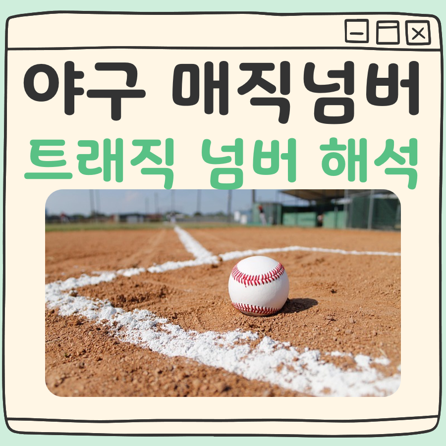 야구 매직 넘버, 트래직 넘버 대표 이미지