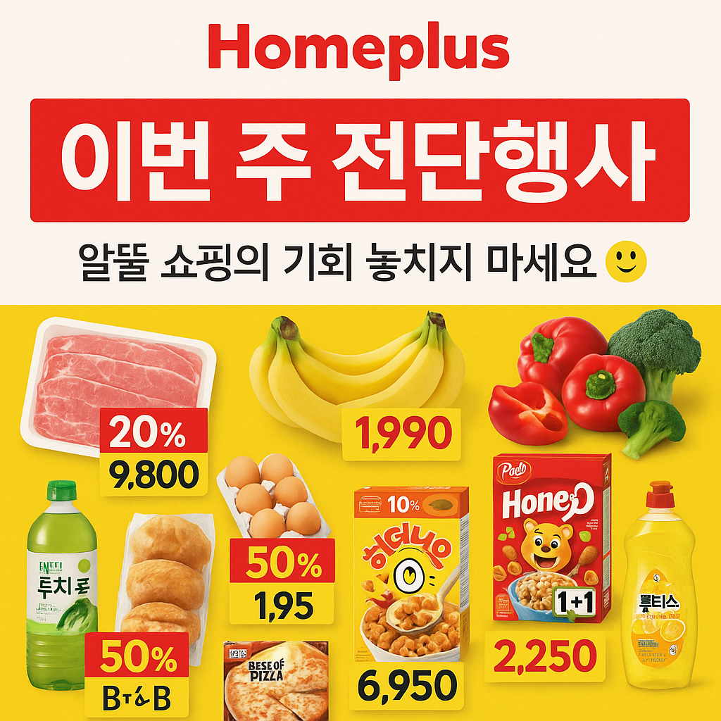 [홈플러스] 이번 주 전단행사 안내!