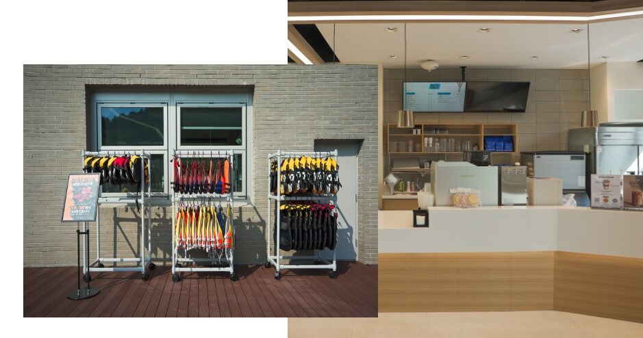 카페 여름의 전경