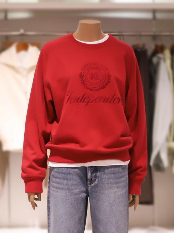 지오다노 여 NEW 테리 크루넥 맨투맨 티셔츠 05 05323910