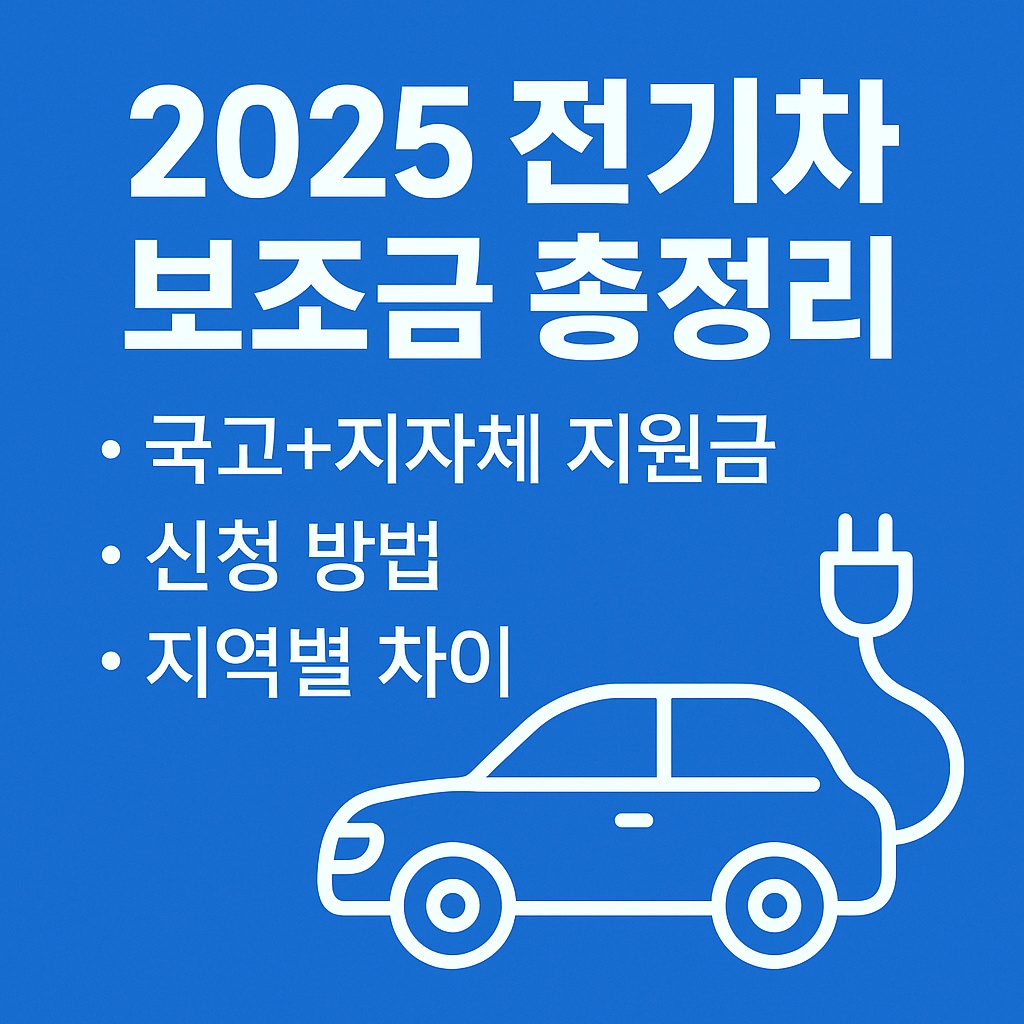 2025 전기차 보조금 총정리