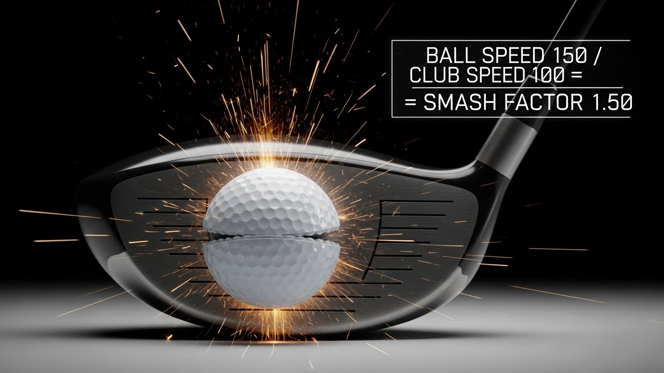 골프 스매시 팩터 공식 드라이버 정타율과 볼 스피드 증가의 상관관계 분석
