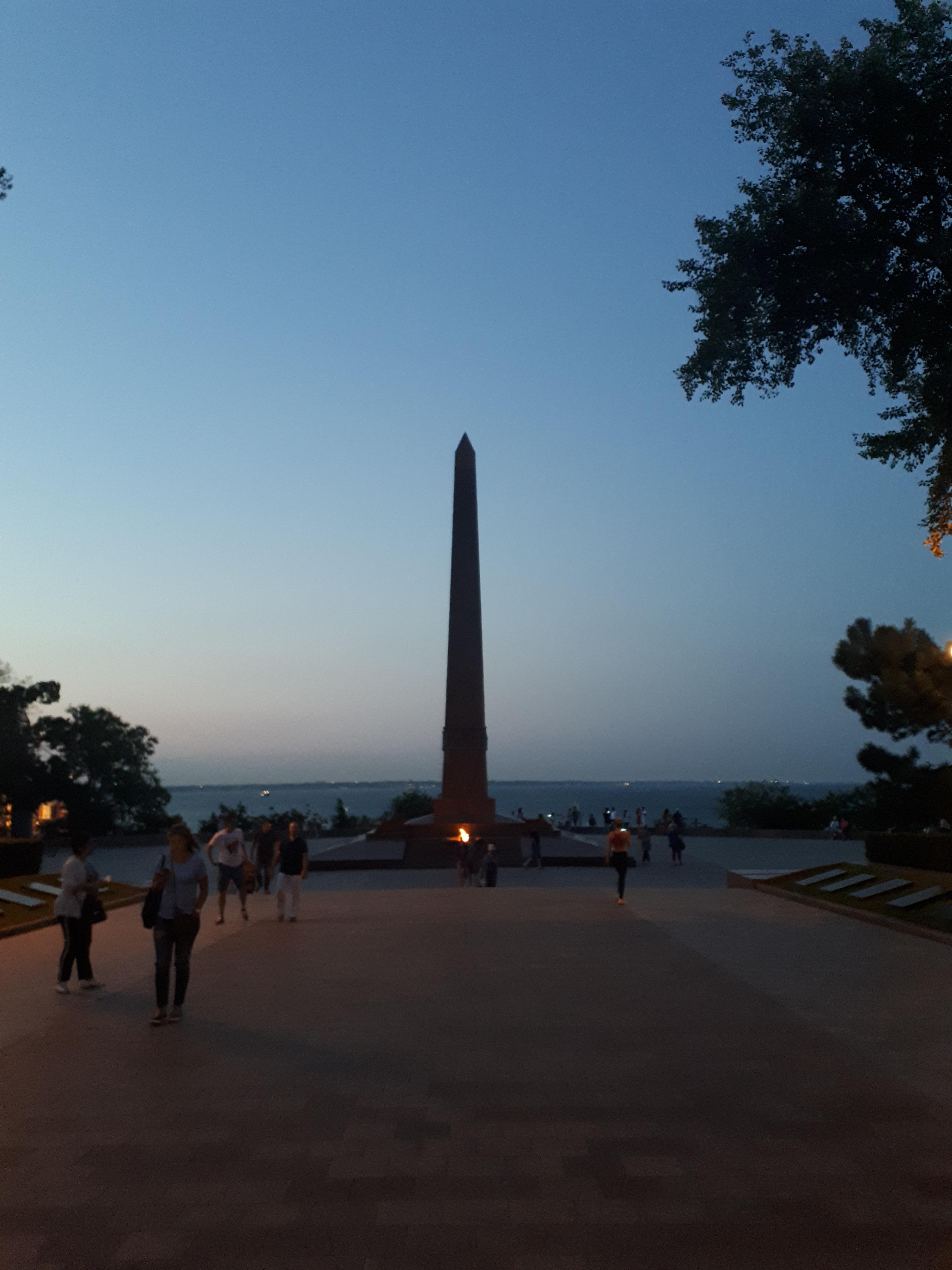 우크라이나 오데사 오벨리스크로 조금 더 가는 길