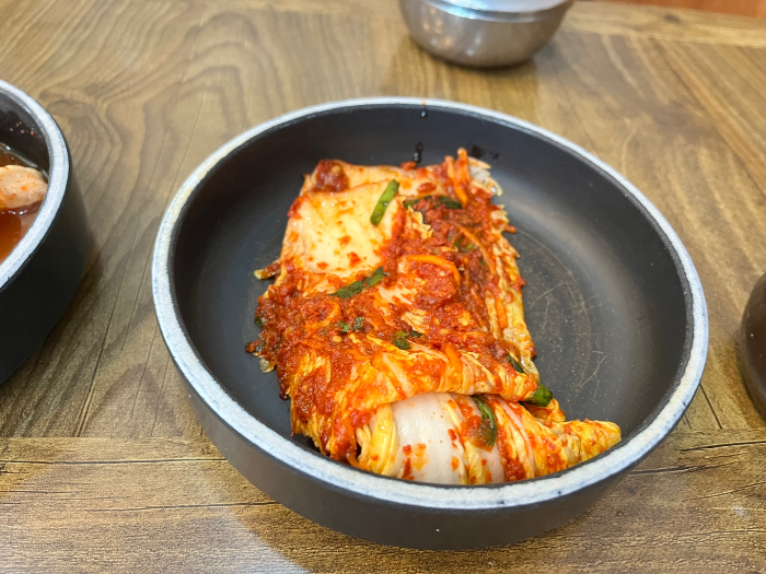 기본 제공 반찬의 모습 2