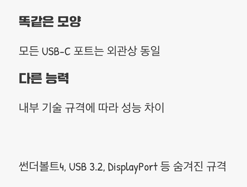 겉모습은 같지만, 속은 다른 정체