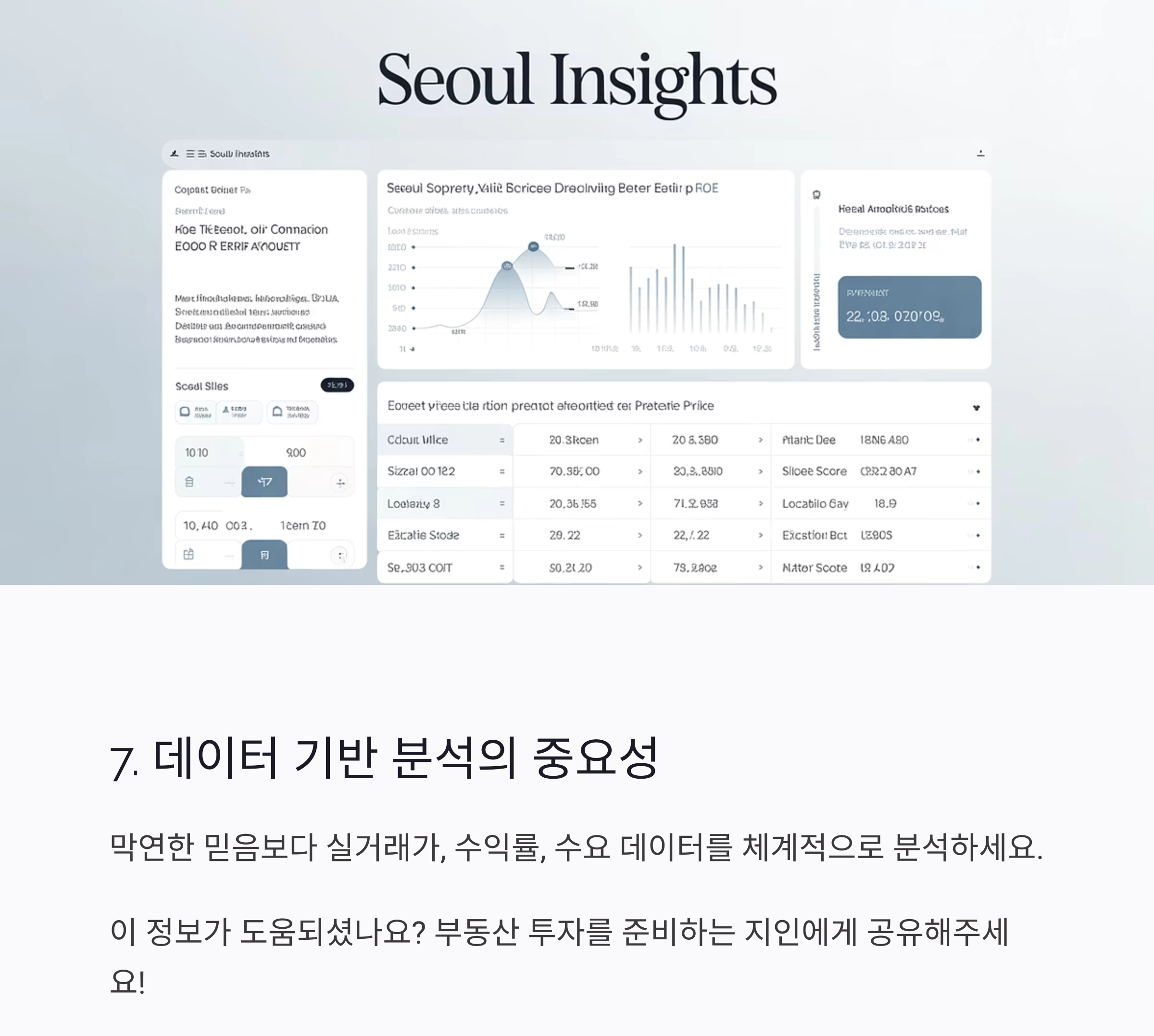 부동산 투자 전에 반드시 알아야 할 7가지 핵심 포인트