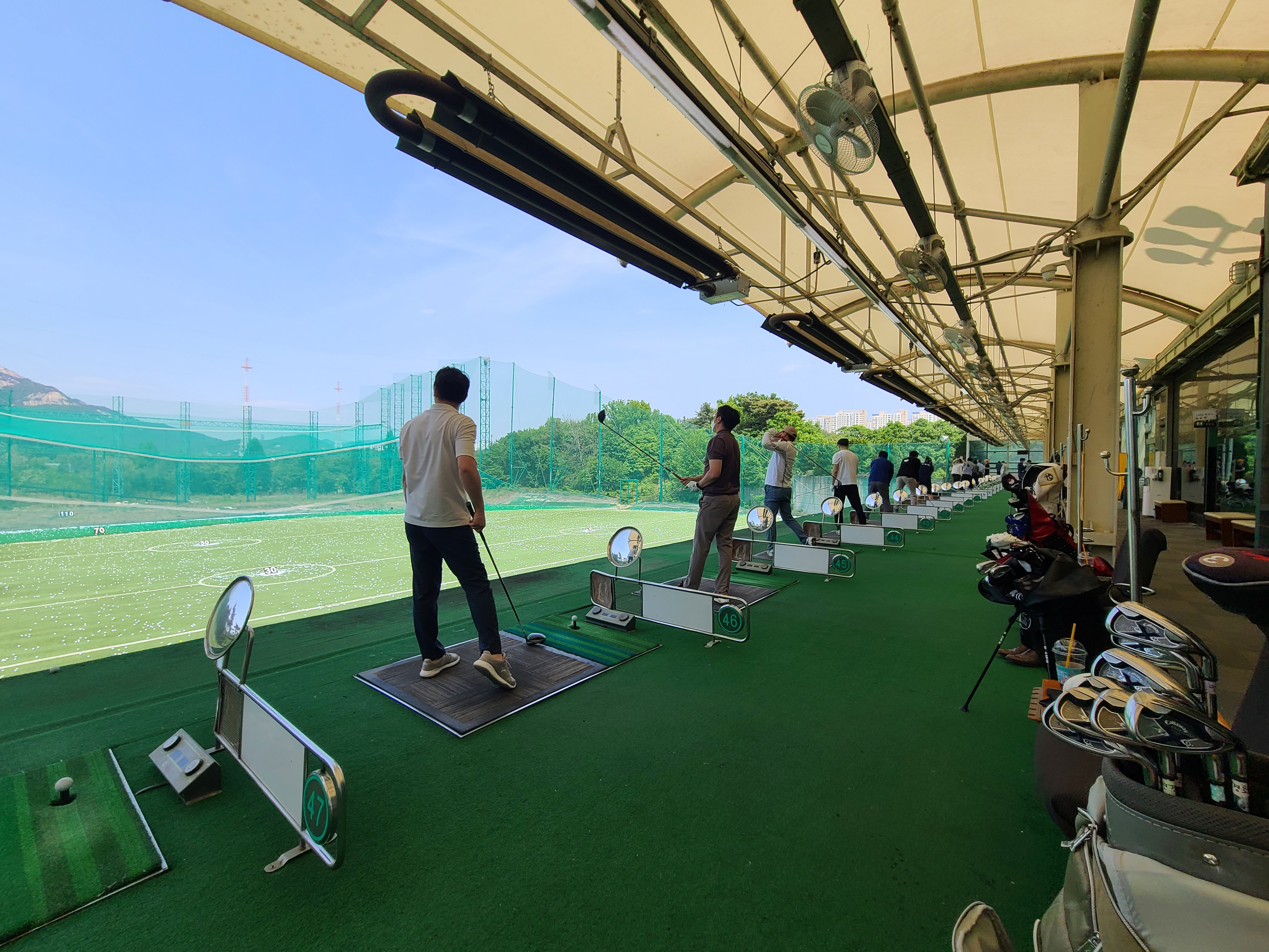 태릉골프장 실외 연습장