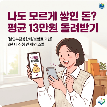 건강보험 환급금나도 모르게 쌓인 돈 있을 수 있어요