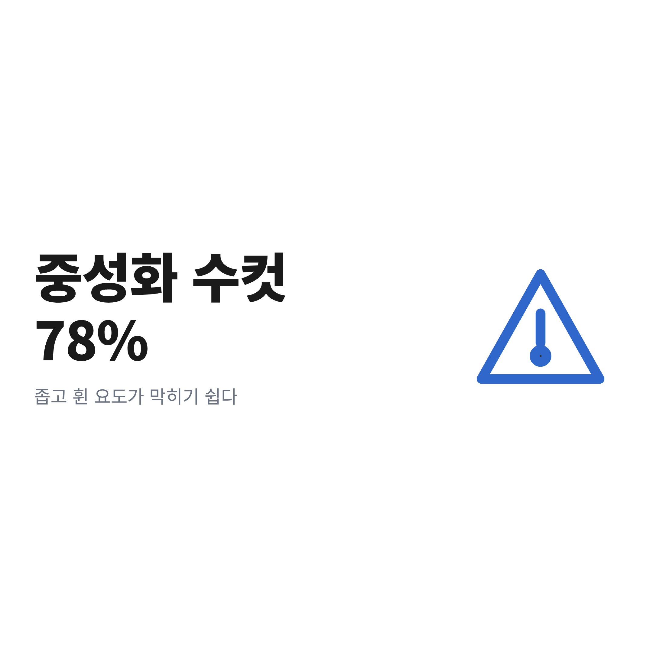 중성화 수컷 고양이가 국내 한 동물병원 하부요로질환 환자의 78%를 차지했다는 데이터를 보여주는 그림