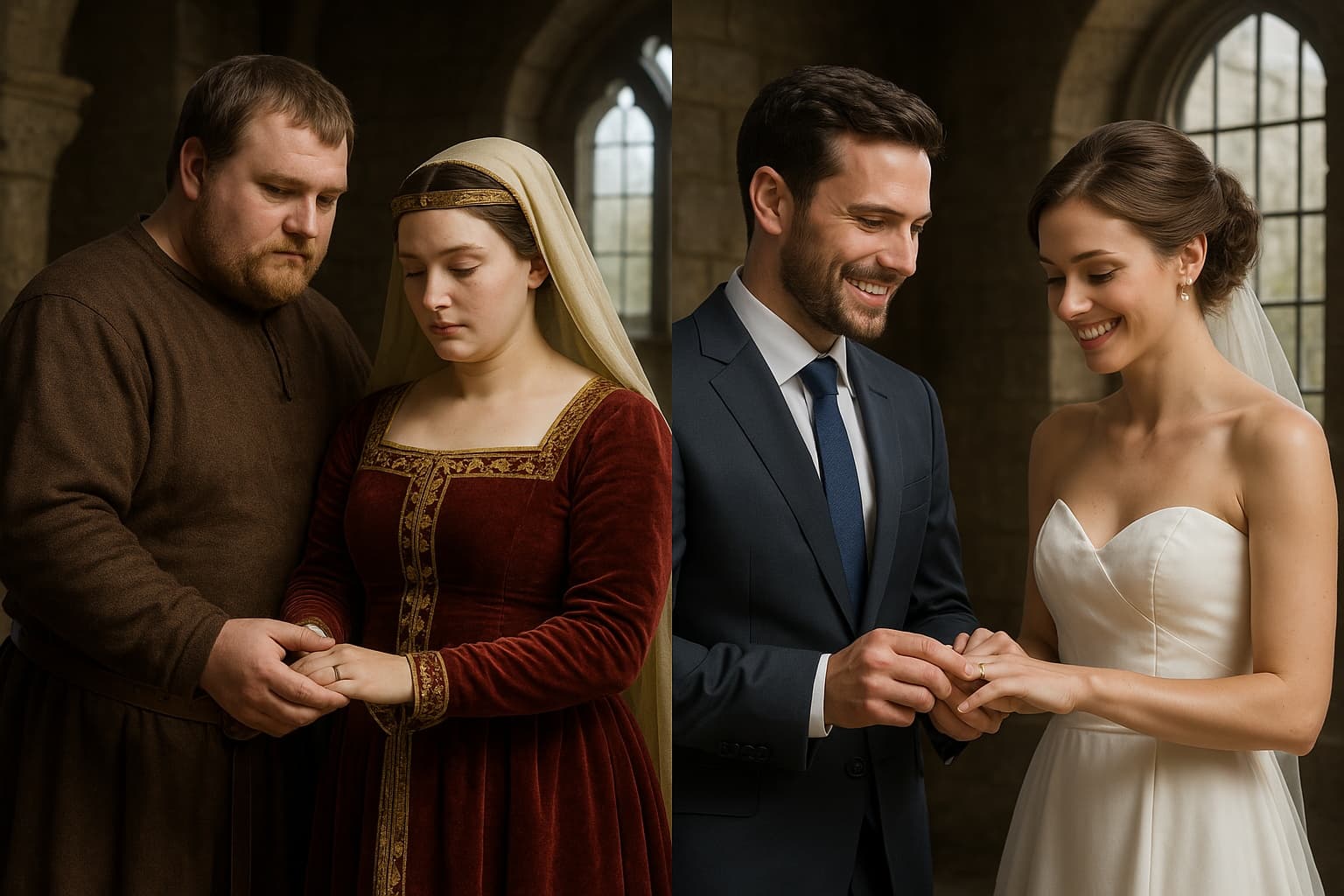 중세 유럽 결혼과 현대 결혼 문화