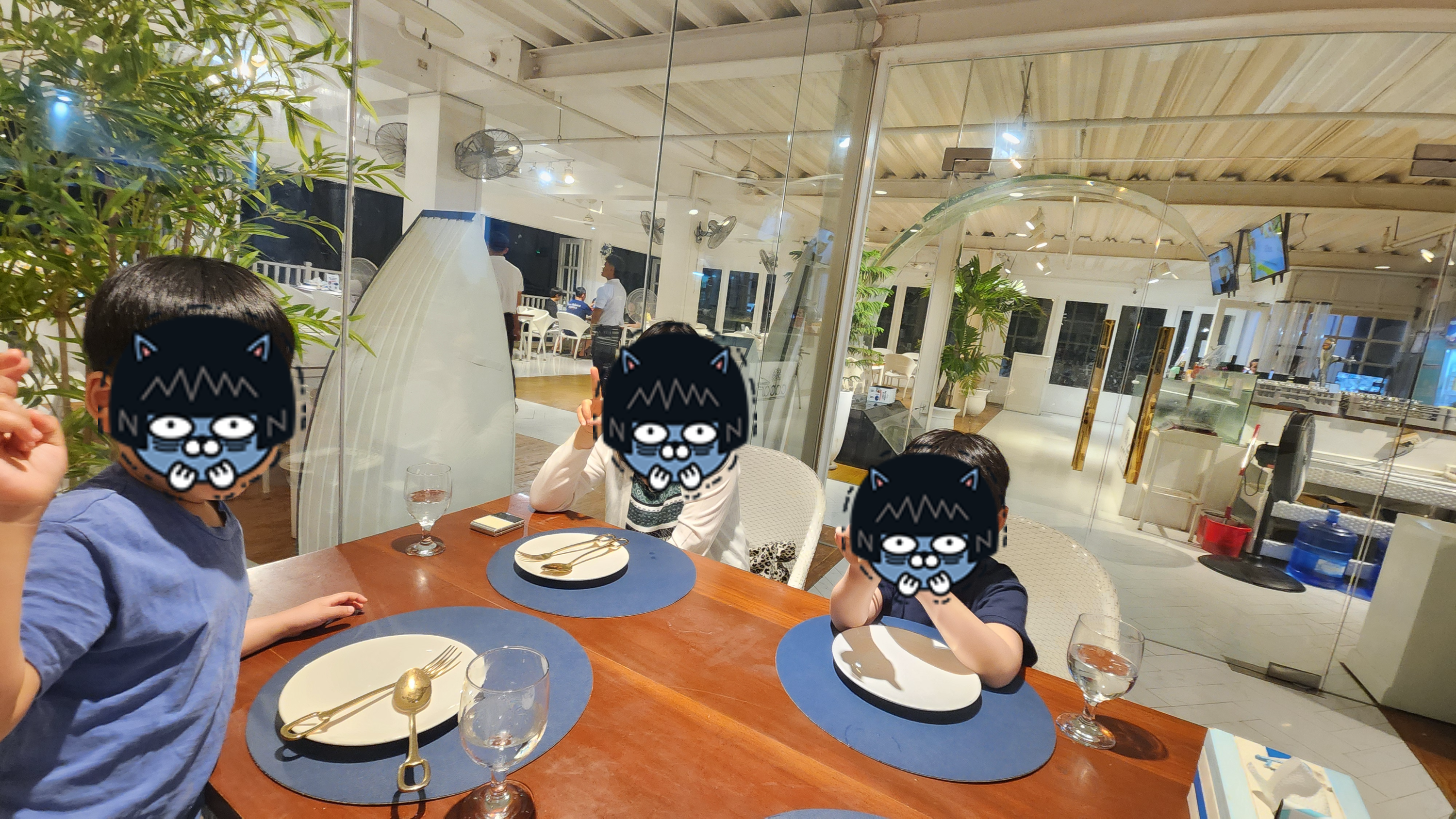 카바나 에어컨 나오는 별실