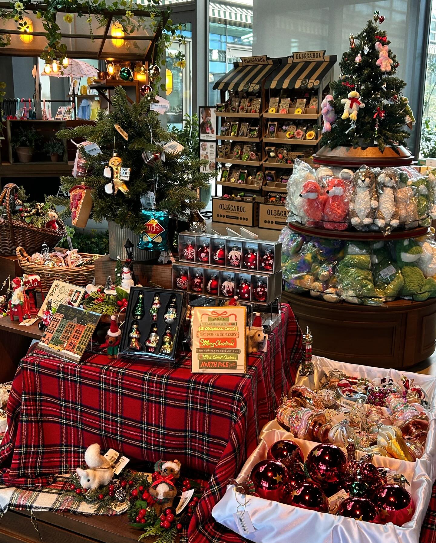 모비딕 마켓의 제품 판매대 진열 상품