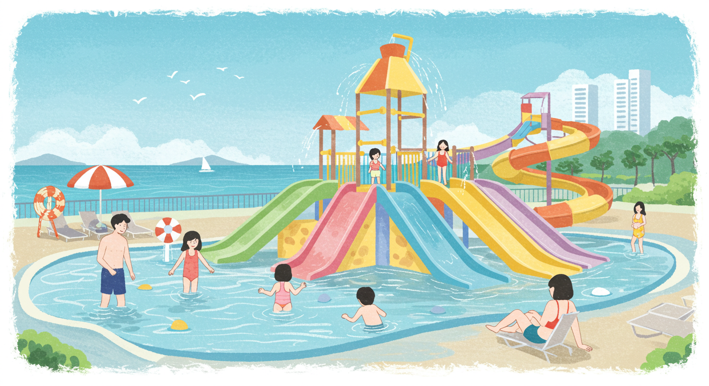 부산 가족 나들이 워터파크와 키즈풀 추천