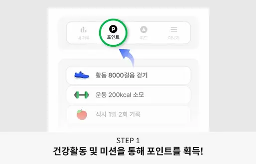 포인트 전환 1단계