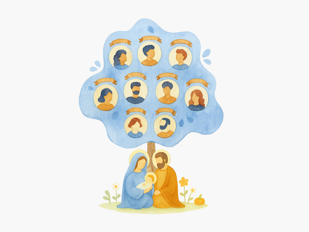 25년 12월 17일 말씀 카드 성경구절 : 마리아에게서 그리스도라고 불리는 예수님께서 태어나셨다. (마태 1,16)