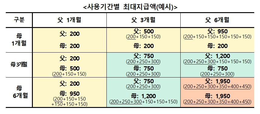 6+6 육아휴직 제도