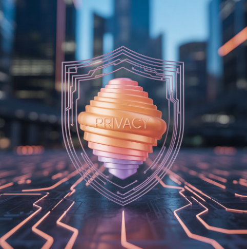 Comet AI 브라우저 사용 시 주의사항 섹션 프라이버시 방패 이미지