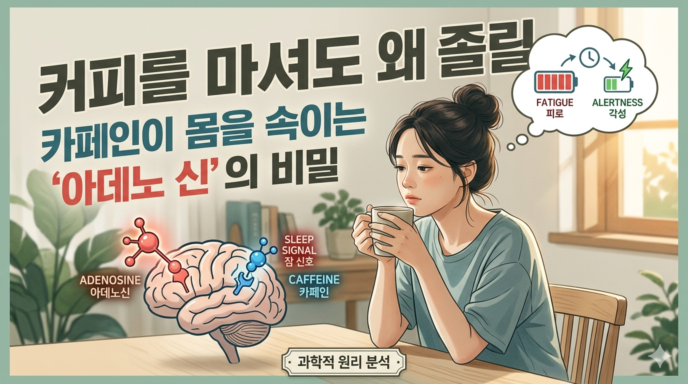 커피를 마셔도 졸린 이유