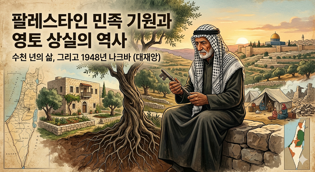 팔레스타인 민족 기원 역사, 그들은 왜 땅을 빼았겼나