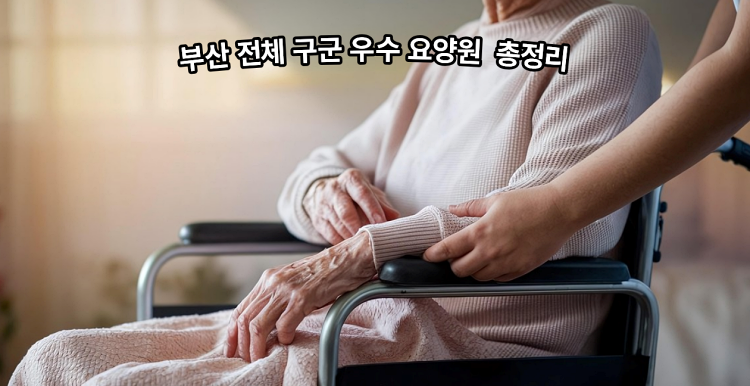 부산 전체 구군 우수 요양원 총정리