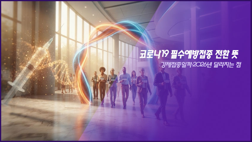 코로나19 필수예방접종 전환 뜻|강제접종일까·2026년 달라지는 점
