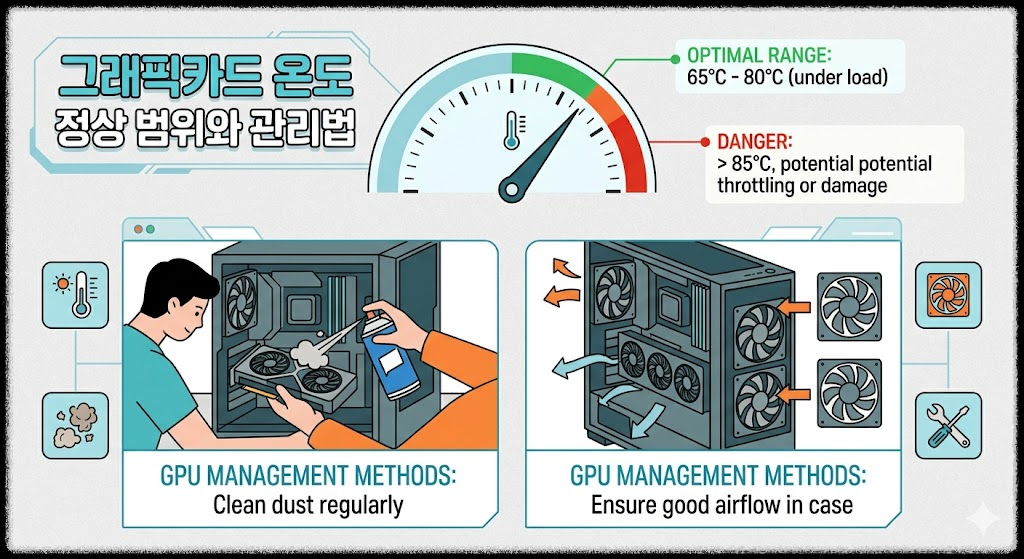 그래픽카드 온도 정상 범위와 관리법