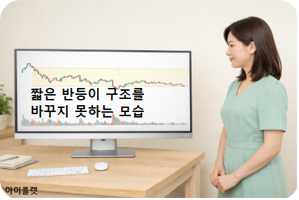 단기 반등을 추세로 오해하기 쉬운 구간