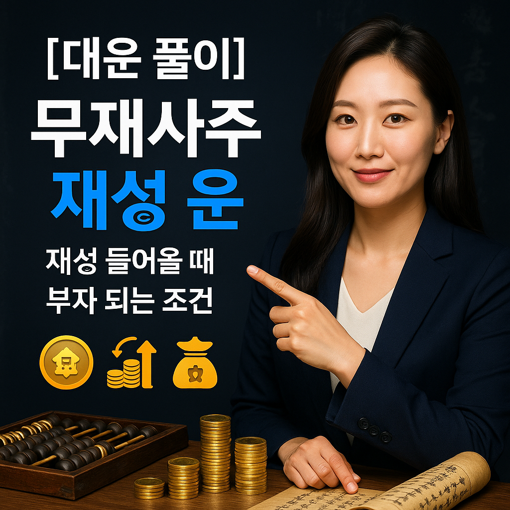 [대운 풀이] 무재사주 재성 운 ｜ 재성 들어올 때 부자 되는 조건 정리