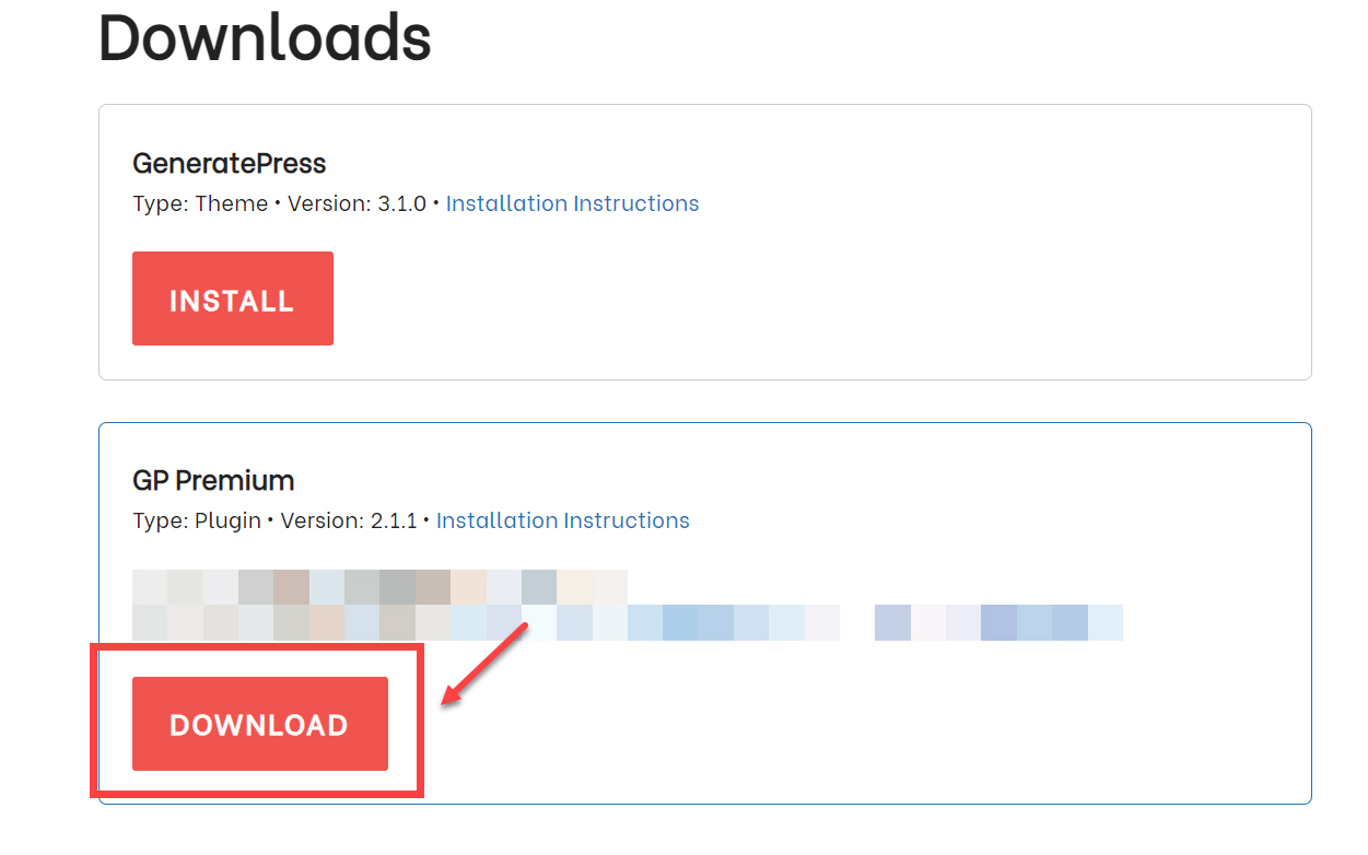 워드프레스 GeneratePress 테마 GP Premium 다운로드