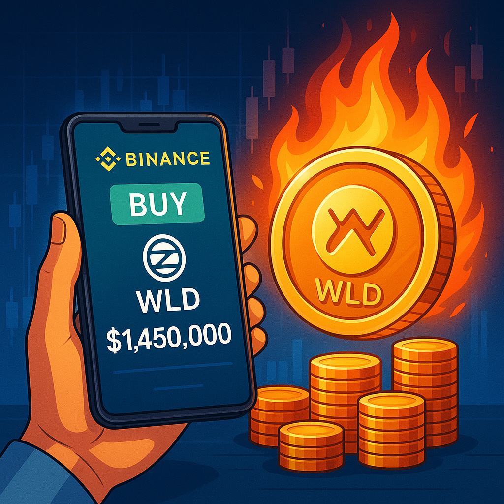 월드코인 바이낸스 매수 이미지