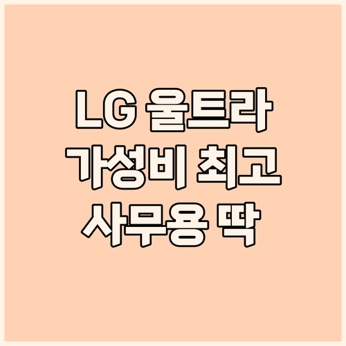 2024 LG 울트라 PC! 가성비 ..
