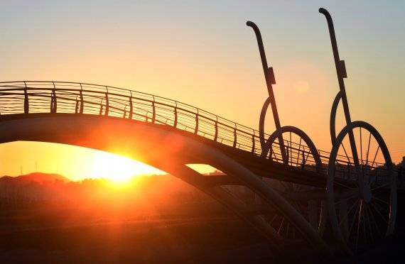 시흥 미생의 다리 일출