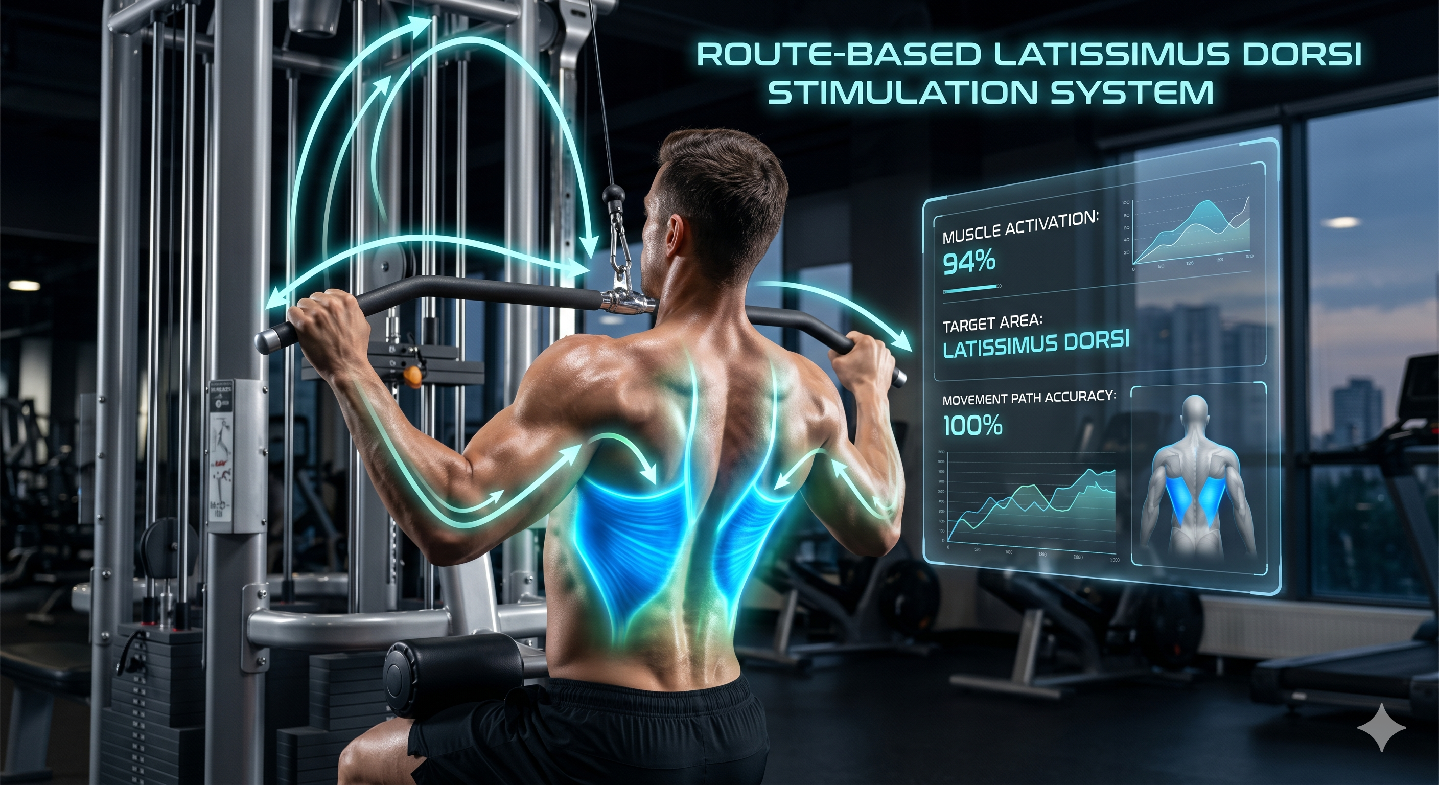 “경로 기반 광배 자극 시스템”