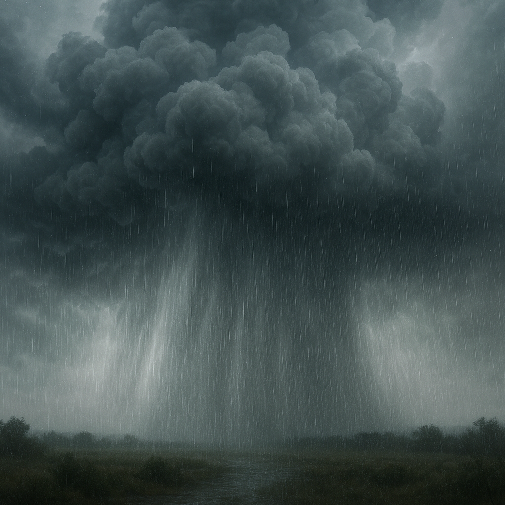 구름폭우 이미지