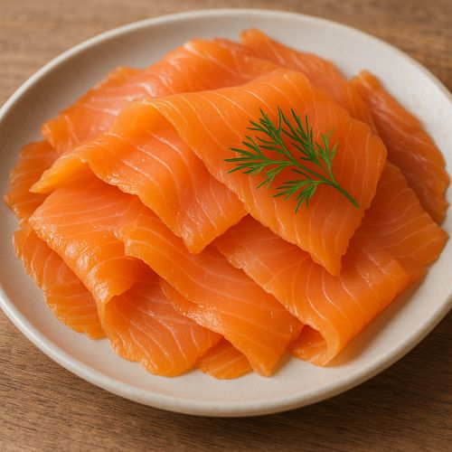 훈제 연어를 이용하여 특별한 풍미의 초밥